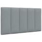 Preview: Bettgestell ohne Matratze Hellgrau 80x200 cm Stoff