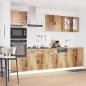 Preview: 7-tlg. Küchenschrank-Set Kalmar Altholz-Optik Holzwerkstoff
