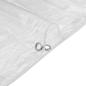 Preview: Transparente Plane mit Ösen 1x12 m PVC