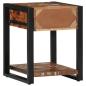 Preview: Beistelltisch Mehrfarbig 40x40x50 cm Altholz Massiv