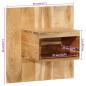 Preview: Nachttisch 50x27x50 cm Massivholz Akazie