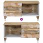 Preview: Couchtisch 80x50x40 cm Massivholz Mango