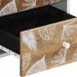 Preview: Nachttische 2 Stk. 40x33,5x46 cm Massivholz Mango
