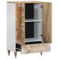 Preview: Highboard 60x33,5x100 cm Massivholz Mango