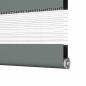 Preview: Zebrarollo Dunkelgrau 50x100 cm Stoffbreite 45,9 cm Polyester