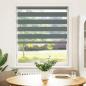 Preview: Zebrarollo Dunkelgrau 95x100 cm Stoffbreite 90,9 cm Polyester