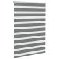 Preview: Zebrarollo Dunkelgrau 95x100 cm Stoffbreite 90,9 cm Polyester