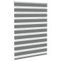 Preview: Zebrarollo Dunkelgrau 100x150 cm Stoffbreite 95,9 cm Polyester