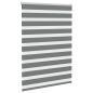 Preview: Zebrarollo Dunkelgrau 110x150 cm Stoffbreite 105,9 cm Polyester