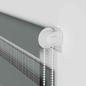 Preview: Zebrarollo Dunkelgrau 65x200 cm Stoffbreite 60,9 cm Polyester
