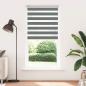 Preview: ARDEBO.de - Doppelrollo Dunkelgrau 115x230 cm Stoffbreite 110,9 cm Polyester