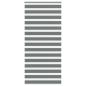 Preview: ARDEBO.de - Zebrarollo Dunkelgrau 110x200 cm Stoffbreite 105,9 cm Polyester