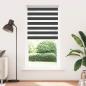 Preview: Zebrarollo Schwarz 100x200 cm Stoffbreite 95,9 cm Polyester