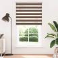 Preview: Zebrarollo Braun 135x200 cm Stoffbreite 130,9 cm Polyester