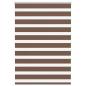 Preview: Doppelrollo Braun 100x100 cm Stoffbreite 95,9 cm Polyester