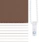 Preview: Doppelrollo Braun 100x100 cm Stoffbreite 95,9 cm Polyester