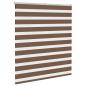 Preview: Zebrarollo Braun 130x150 cm Stoffbreite 125,9 cm Polyester