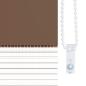 Preview: Doppelrollo Braun 80x230 cm Stoffbreite 75,9 cm Polyester