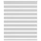 Preview: ARDEBO.de - Zebrarollo Hellgrau 125x100 cm Stoffbreite 120,9 cm Polyester