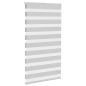 Preview: Zebrarollo Hellgrau 90x150 cm Stoffbreite 85,9 cm Polyester