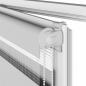 Preview: Zebrarollo Hellgrau 100x230 cm Stoffbreite 95,9 cm Polyester