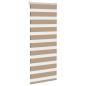 Preview: Zebrarollo Sandbraun 55x150 cm Stoffbreite 50,9 cm Polyester