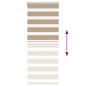 Preview: Zebrarollo Sandbraun 55x150 cm Stoffbreite 50,9 cm Polyester