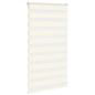 Preview: Doppelrollo Marmorbeige 80x100 cm Stoffbreite 75,9 cm Polyester