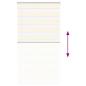Preview: Doppelrollo Marmorbeige 80x100 cm Stoffbreite 75,9 cm Polyester