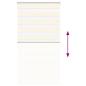Preview: Zebrarollo Marmorbeige 90x150 cm Stoffbreite 85,9 cm Polyester