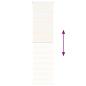 Preview: Zebrarollo Marmorbeige 55x200 cm Stoffbreite 50,9 cm Polyester