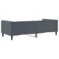 Preview: Tagesbett Dunkelgrau 90x200 cm Samt