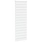 Preview: Zebrarollo Weiß 80x230 cm Stoffbreite 75,9 cm Polyester