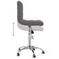 Preview: Esszimmerstuhl Drehbar Taupe Stoff