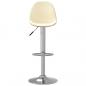 Preview: Barhocker 2 Stk. Creme Stoff