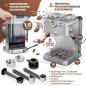 Preview: ProfiCook PC-ES-KA 1267 Espresso-Kaffeemaschine, 1100 W, 20 bar, 1,5 Wassertank, Edelstahl (501267)
