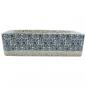 Preview: Aufsatzwaschbecken Grau Blau Rechteckig 46x35,5x13cm Keramik