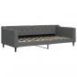 Preview: Tagesbett Dunkelgrau 90x200 cm Stoff