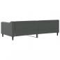 Preview: Tagesbett Dunkelgrau 90x200 cm Stoff