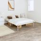 Preview: ARDEBO.de - Bettgestell Metall Weiß 120x190 cm