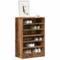 Preview: ARDEBO.de - Schuhschrank Altholz-Optik 60x35x92 cm Holzwerkstoff