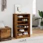 Preview: Schuhschrank Altholz-Optik 60x35x92 cm Holzwerkstoff