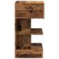 Preview: Nachttische 2 Stk. Altholz-Optik 40x35x65 cm Holzwerkstoff