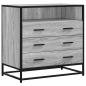 Preview: Schubladenschrank Grau Sonoma 70x41x70 cm Holzwerkstoff