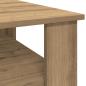 Preview: Couchtisch Artisan-Eiche 60x60x42 cm Holzwerkstoff