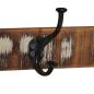 Preview: Garderobe Mehrfarbig 80x35x35 cm Altholz Massiv