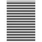 Preview: ARDEBO.de - Zebrarollo Schwarz 160x200 cm Stoffbreite 155,9 cm Polyester