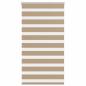 Preview: ARDEBO.de - Zebrarollo Sandbraun 75x100 cm Stoffbreite 70,9 cm Polyester