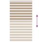 Preview: Zebrarollo Sandbraun 120x200 cm Stoffbreite 115,9 cm Polyester