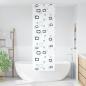 Preview: Duschrollo mit Kassette 60x240 cm Stoffbreite 56 cm